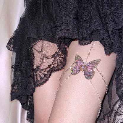 Night Witch Butterfly Leg Chain