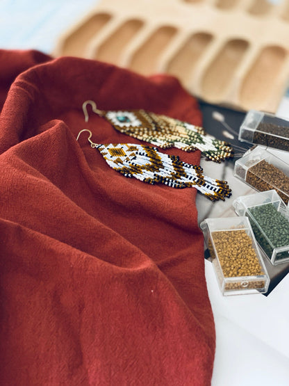 Nomadic Time Boho MIYUKI Beaded Earrings