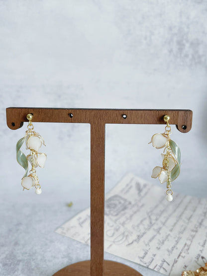 Original Winding Lily of the Valley Earrings
