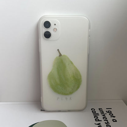 Green Pear Phone Case | iPhone Case | Three Fleas Green Pear Phone Case | iPhone Case | Three Fleas