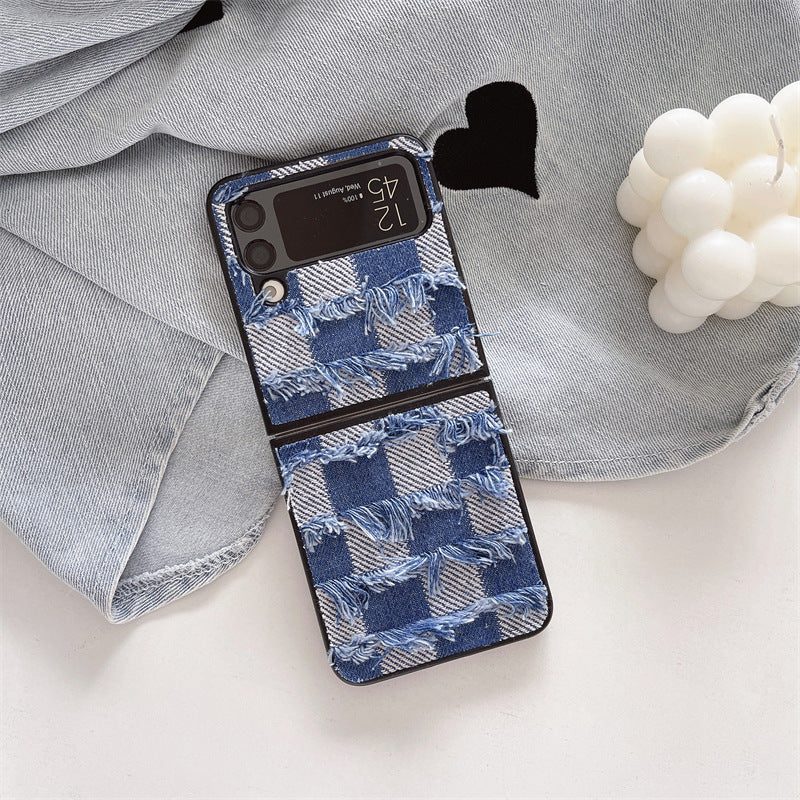 Y2k Tassel denim Galaxy Z-Flip 3/4 phone case