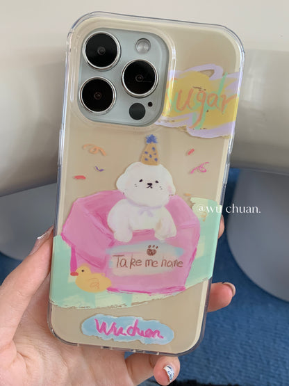 Adopt A Dog Painted Phone Case