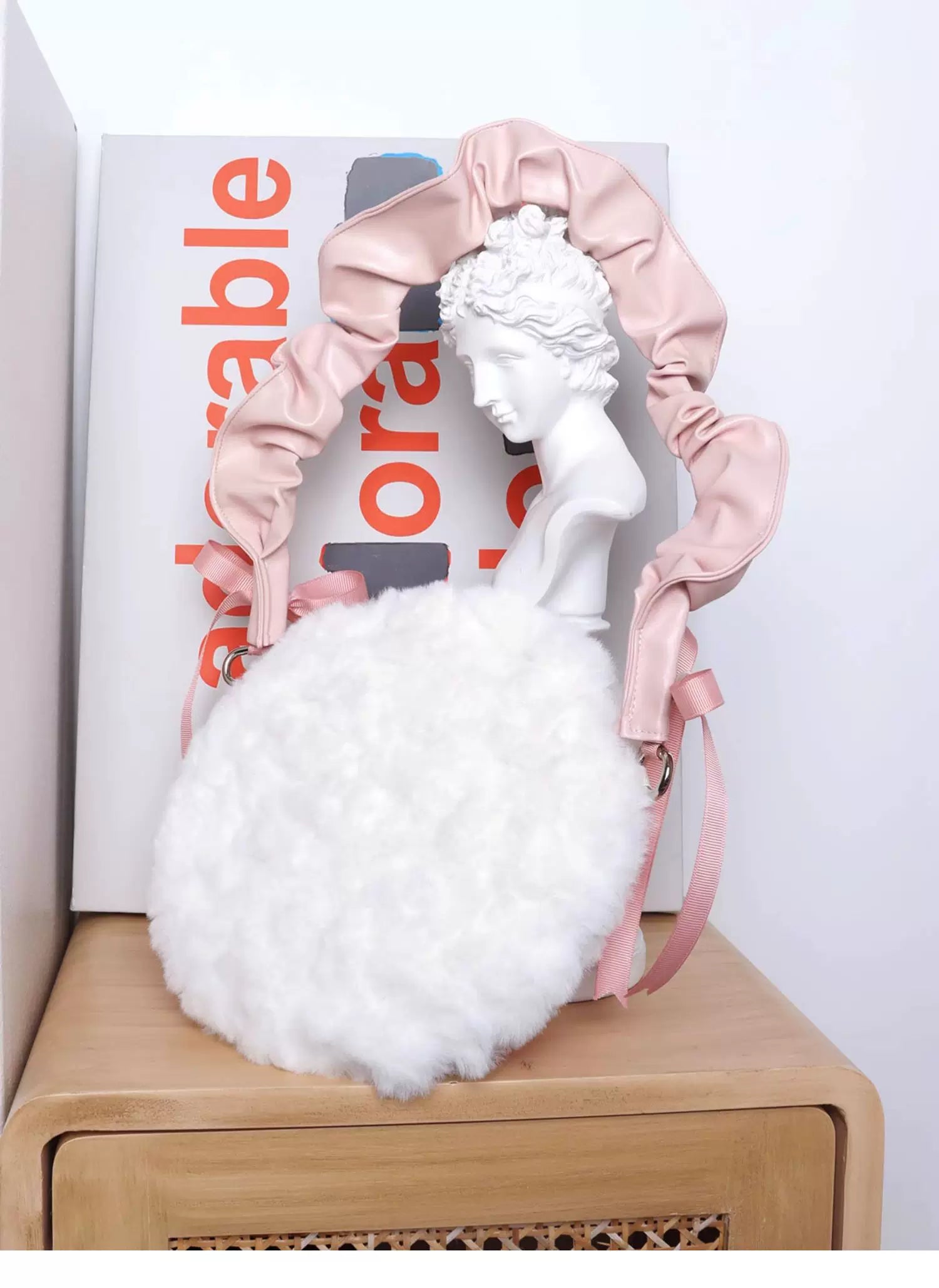 Fluffy Donut Crossbody Bag | bag | Three Fleas