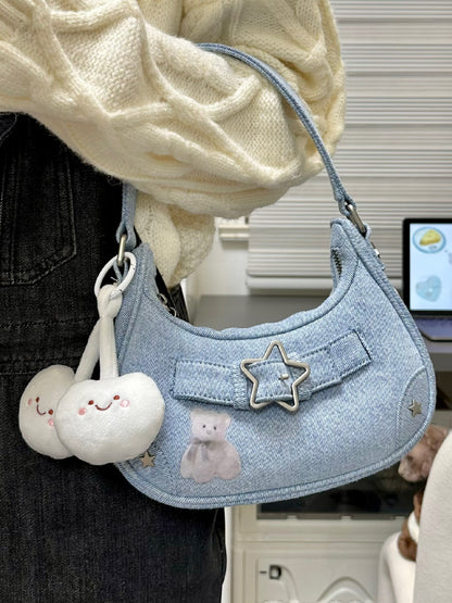 Vintage Cowboy Star Baguette Bag