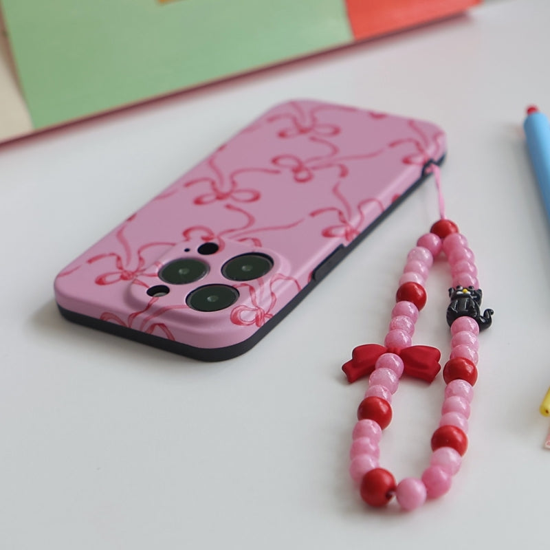 Gentle Pink Bow Phone Case