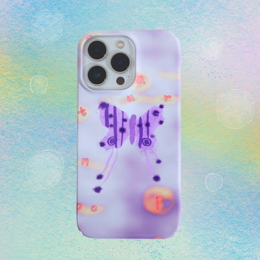 「Original」Fantasy purple butterfly phone case