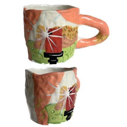 「 Original」Creative Handmade Ceramic Cup and Plate