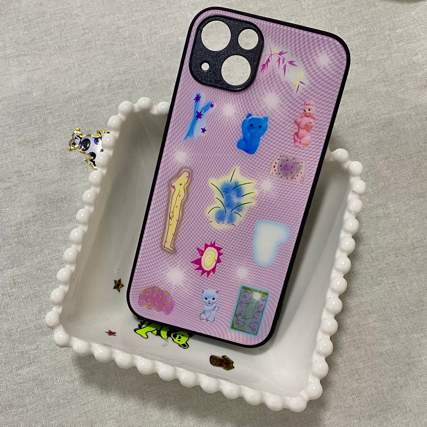 Y2K Pink Butterfly Cat Princess Phone Case