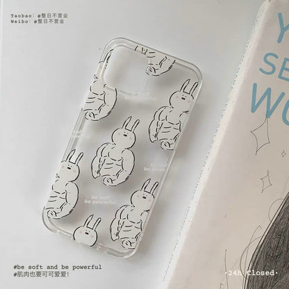 Muscle Bunny Phone Case