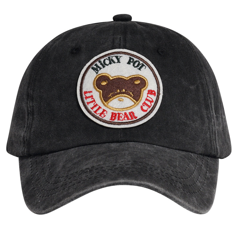 Bear Patch Peaked Cap