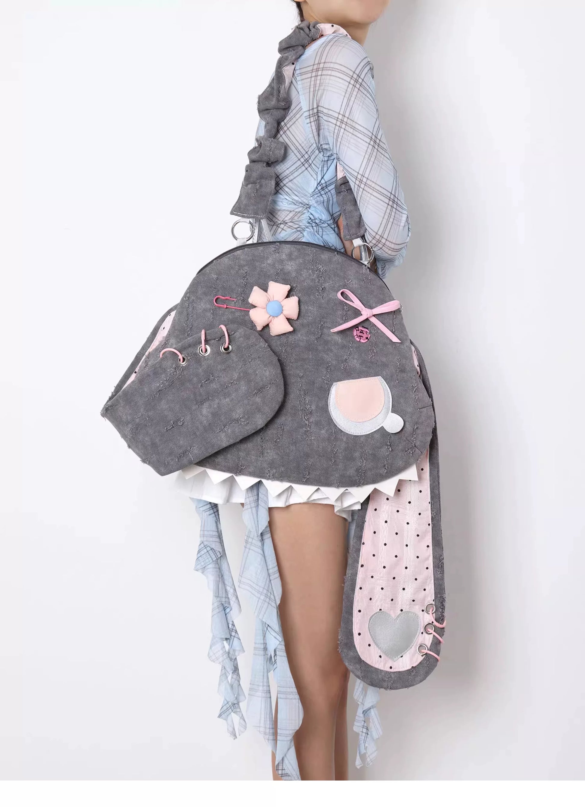 Bunny 2-Way Convertible Backpack & Crossbody Bag | Bag | Three Fleas