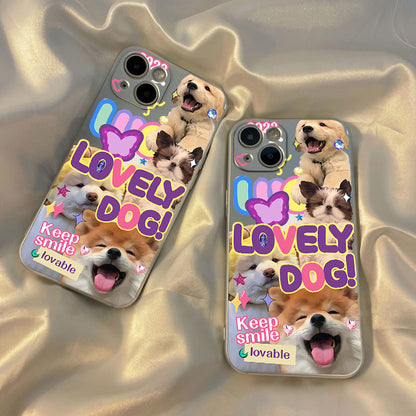 [ Meme Case ] keep smile dog phone case | phone accessories | Three Fleas