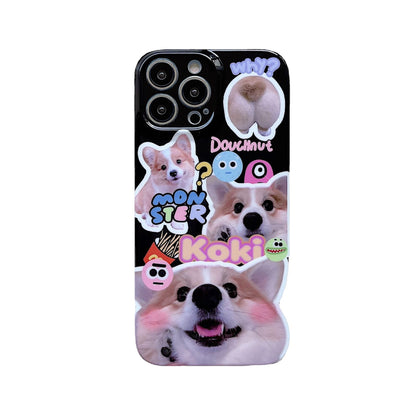 [ Meme Case ] Lovely cats and dogs phone case | phone accessories | Three Fleas