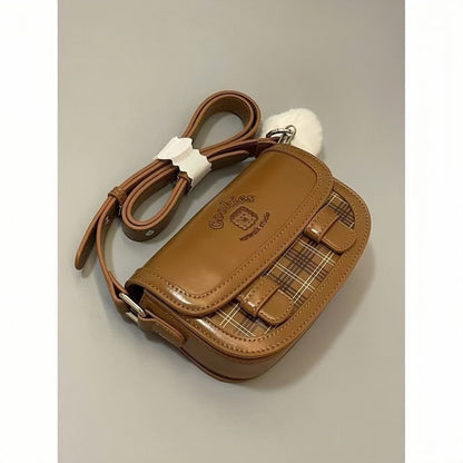 Plaid Bread Small Shoulder Bag