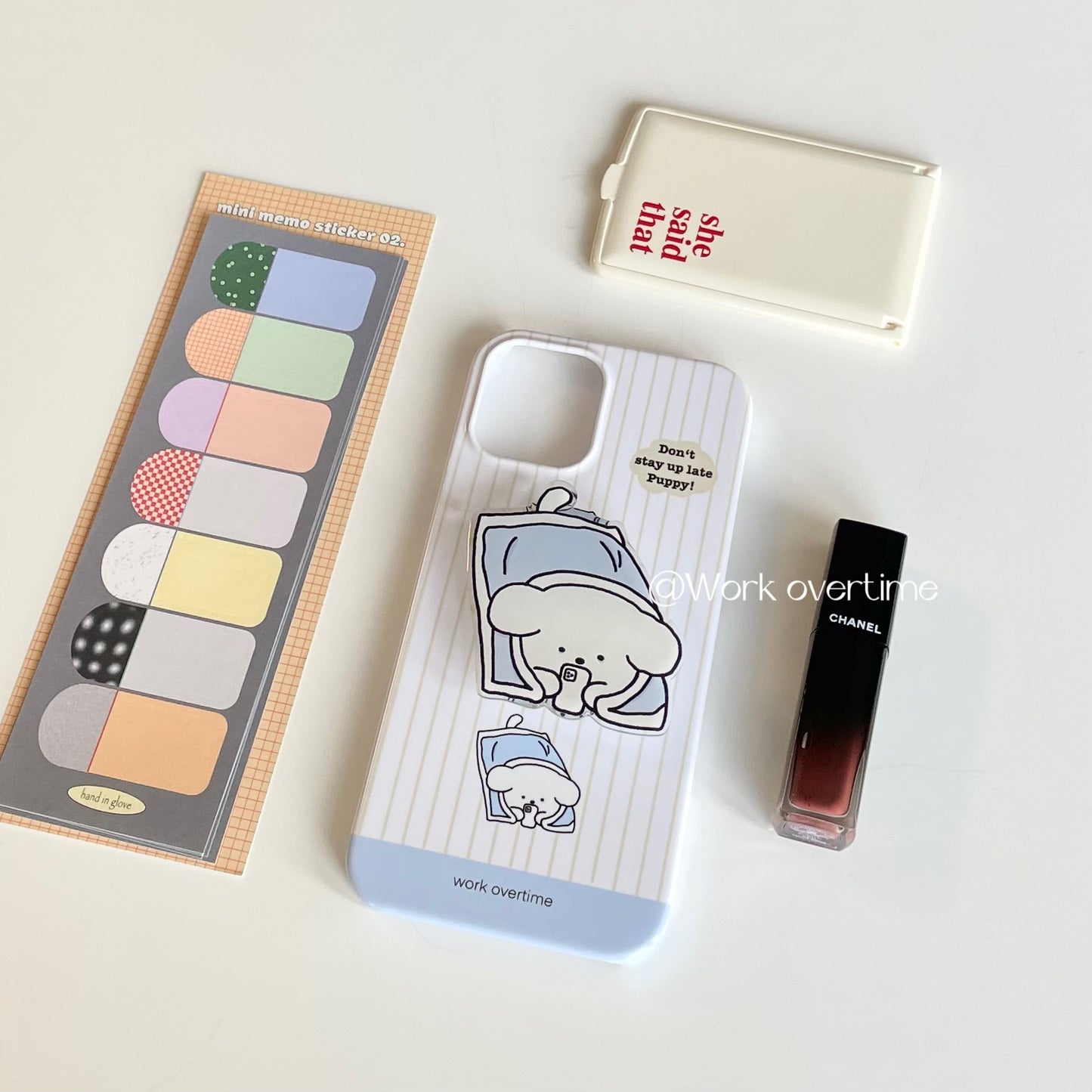 Cute Late Night Puppy Phone Case