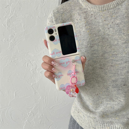Simple sweet heart OPPO Find N2 Flip phone case