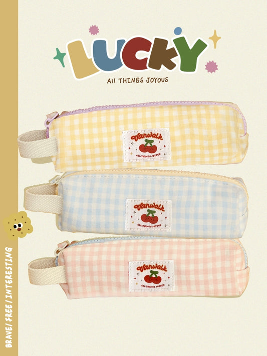 Lucky House Cherry Pencil Bag