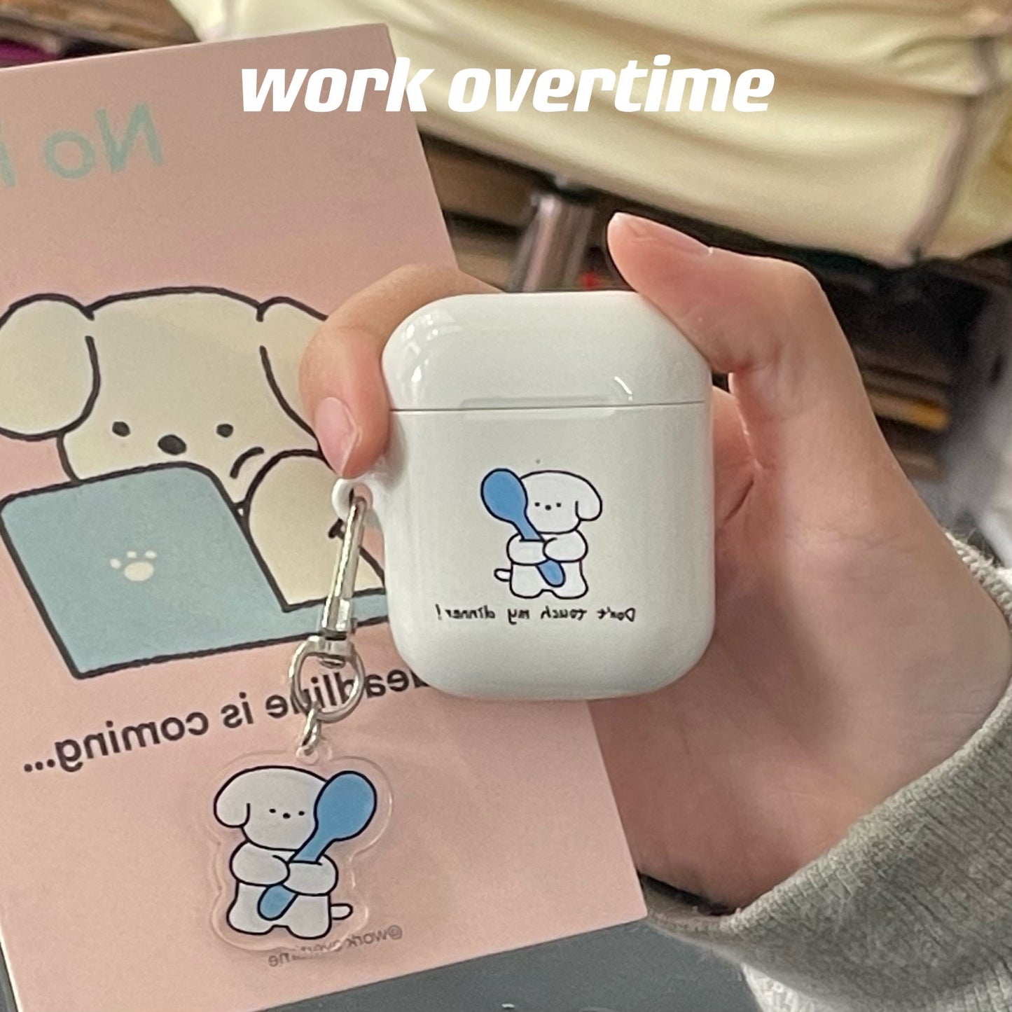 Puppy Eating AirPods Case