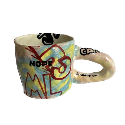 「 Original」Creative Graffiti Handmade Ceramic Cup