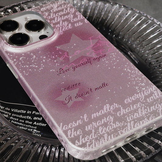 Rose Metal Star Phone Case