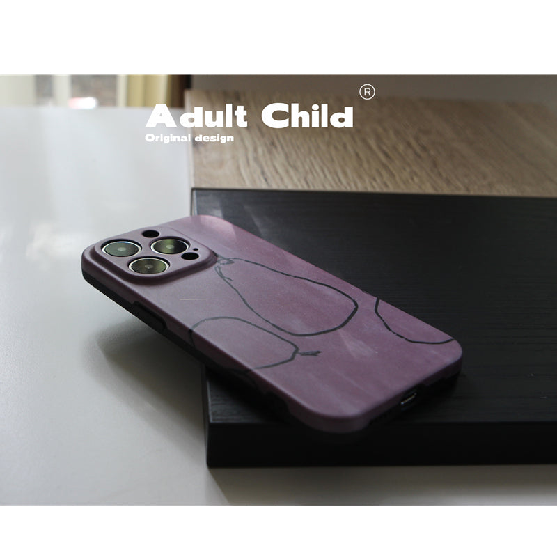 Purple Pear Phone Case