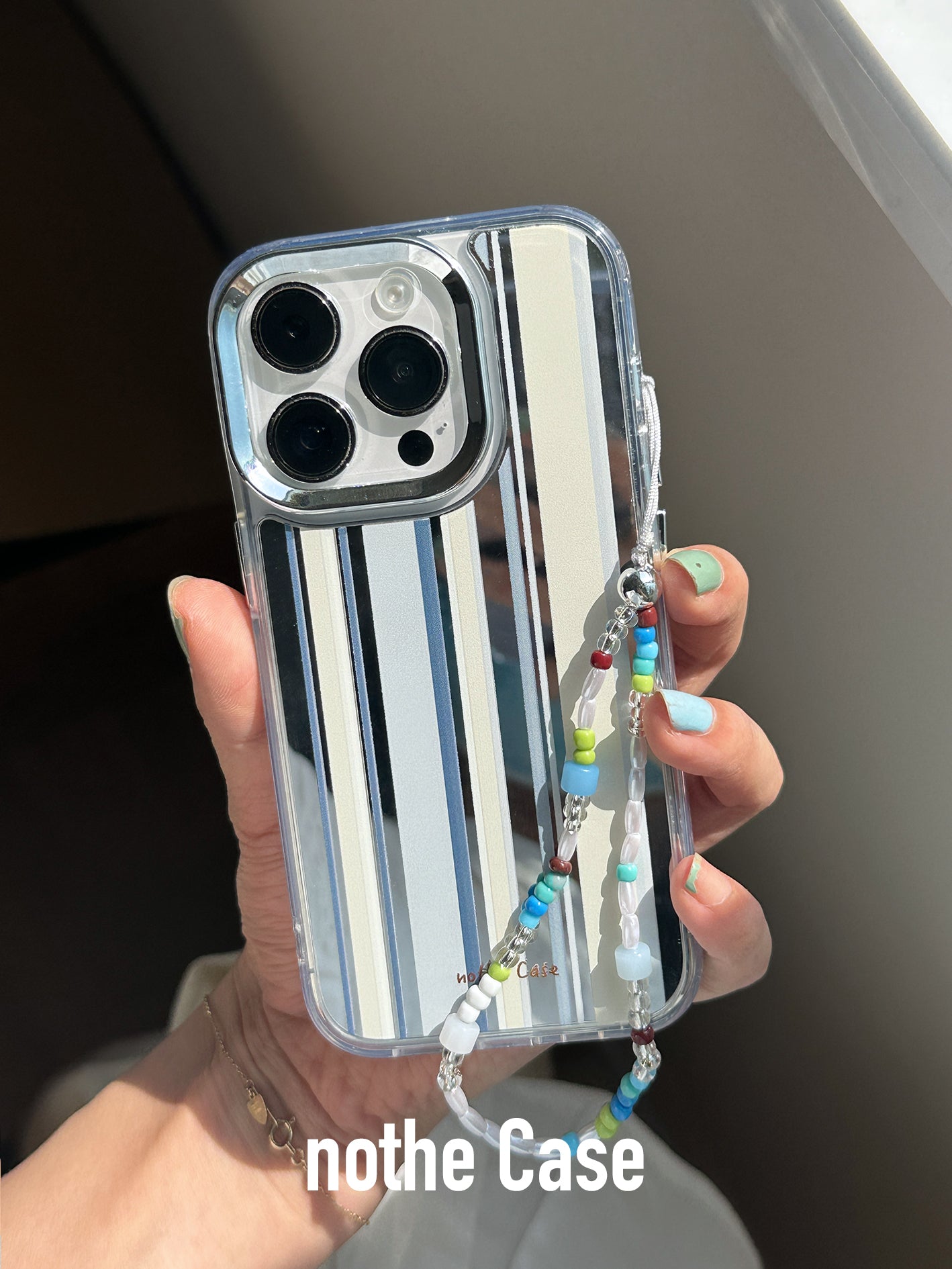 Greenland Striped Mirror Phone Case