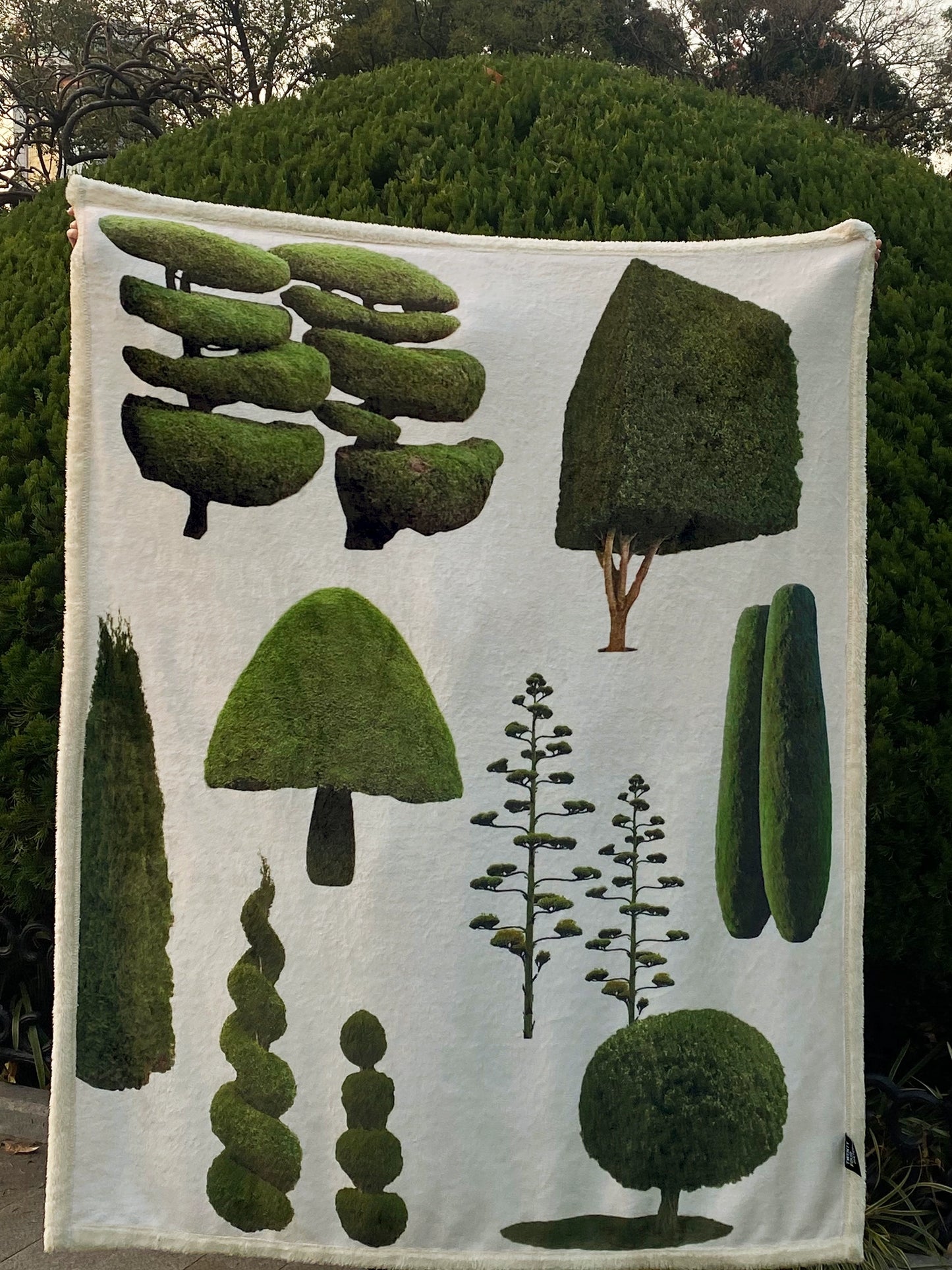Garden Printed Flano Blanket
