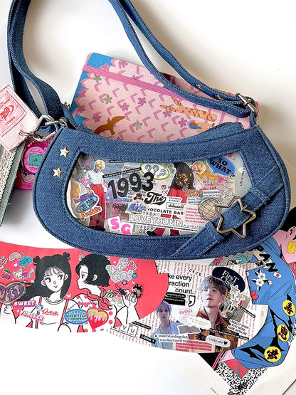 Star Chain Denim Ita-Bag