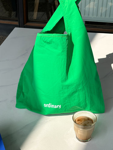 Blue and Green Waterproof Simple Handbag