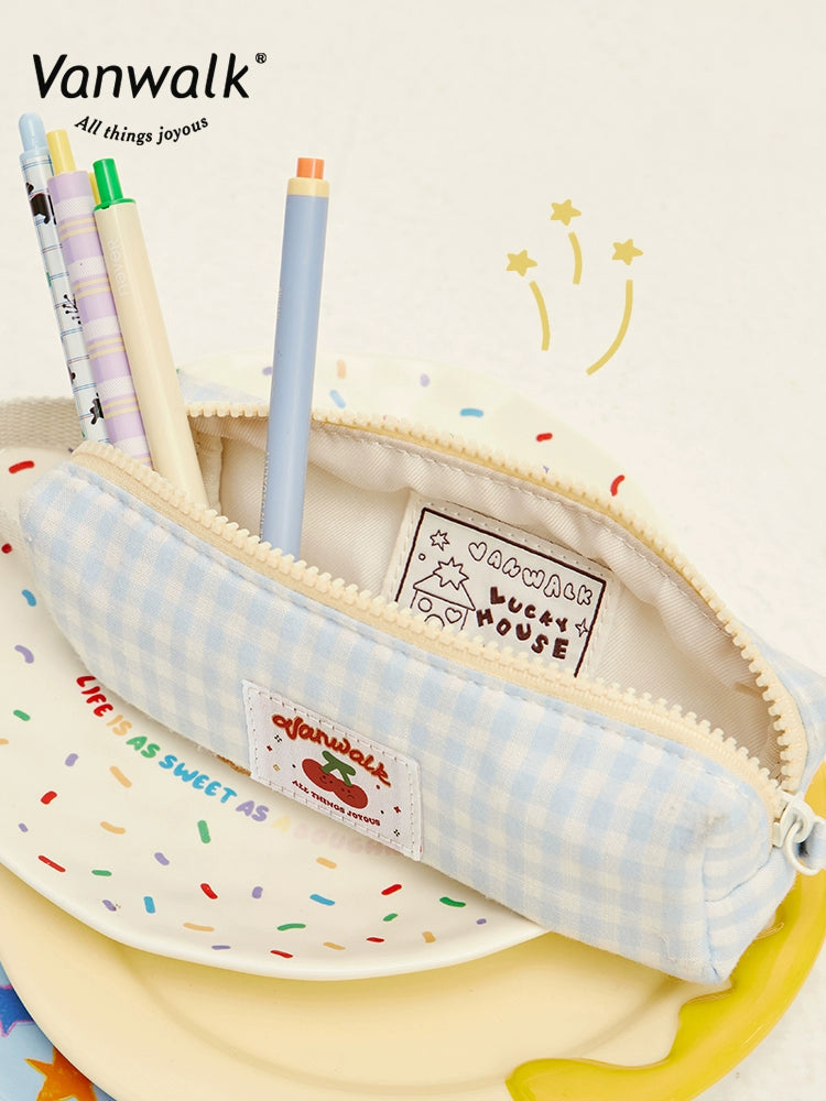 Lucky House Cherry Pencil Bag