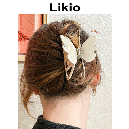 Heart Butterfly Hair Clip