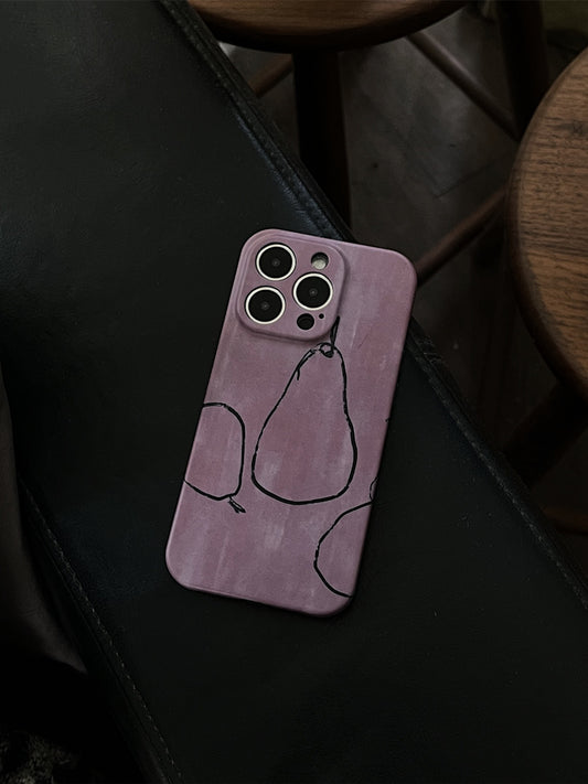 Purple Pear Phone Case