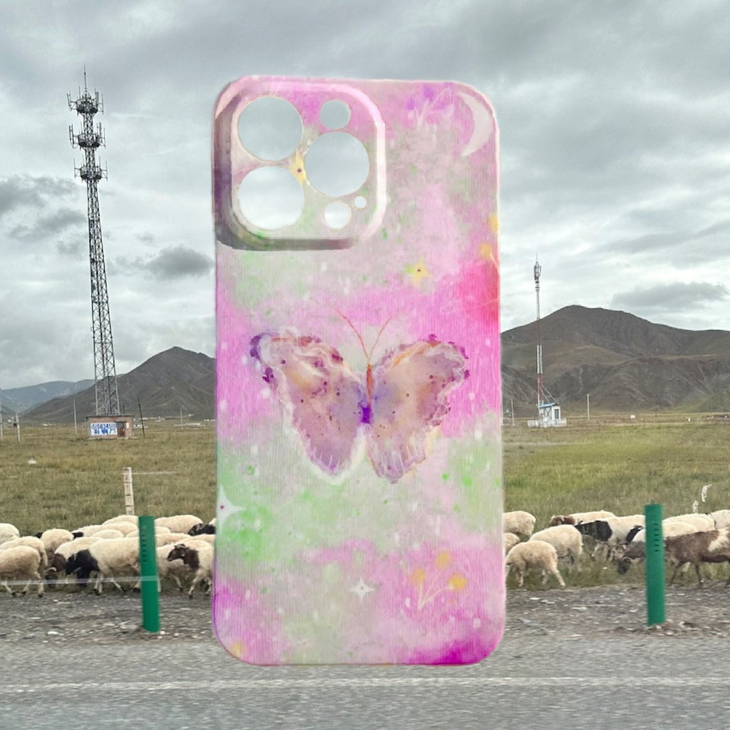 Dreamy Purple Butterfly Phone Case