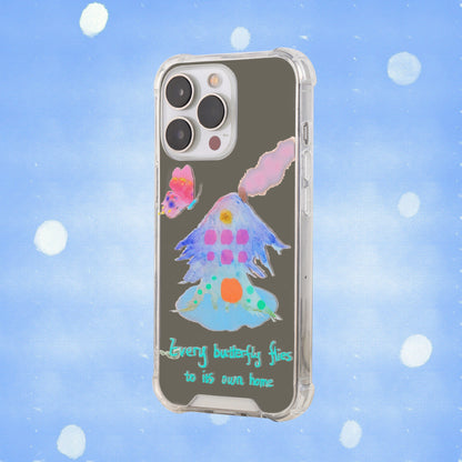 「Original」Go home butterfly mirror phone case