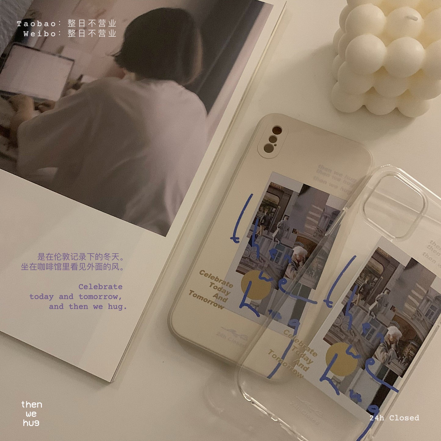 London Winter Collage Phone Case