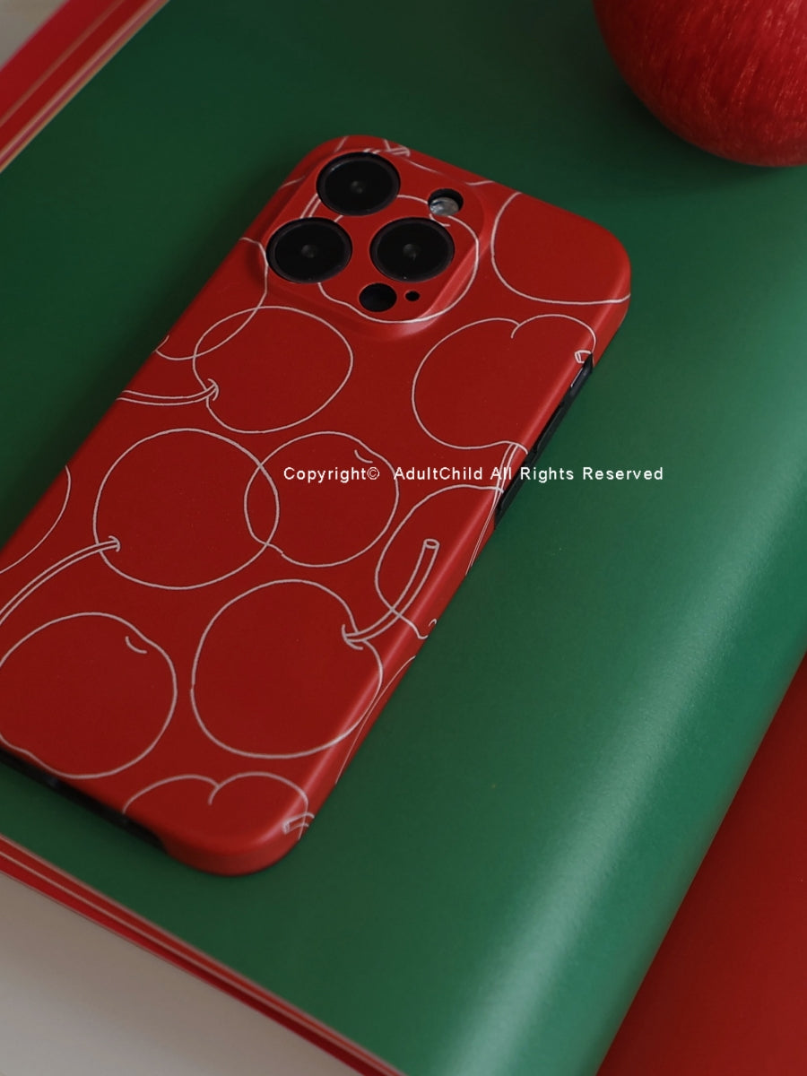 Red Cherry Apple Phone Case
