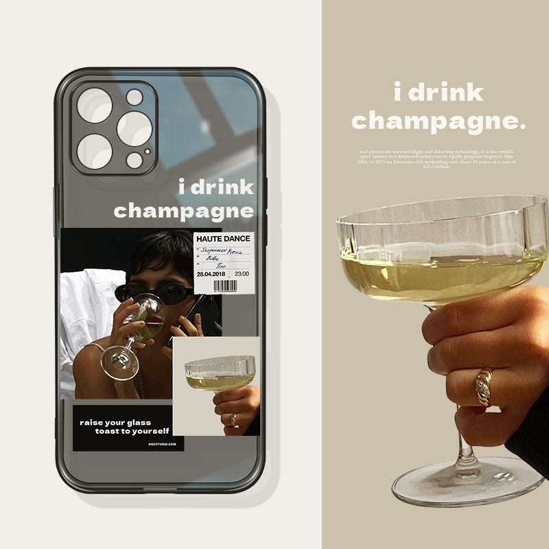 [ Meme Case ] I drink champagne phone case