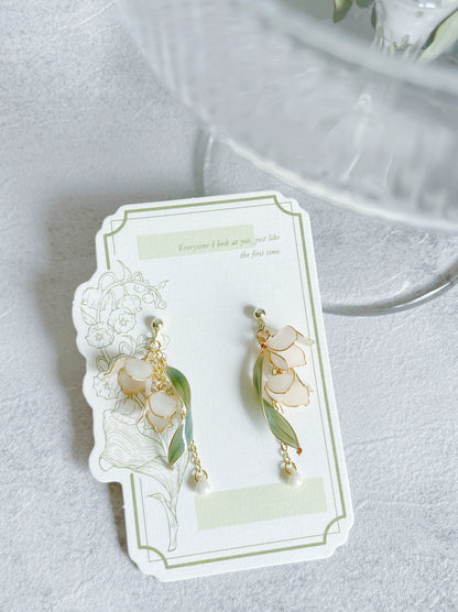 Original Winding Lily of the Valley Earrings
