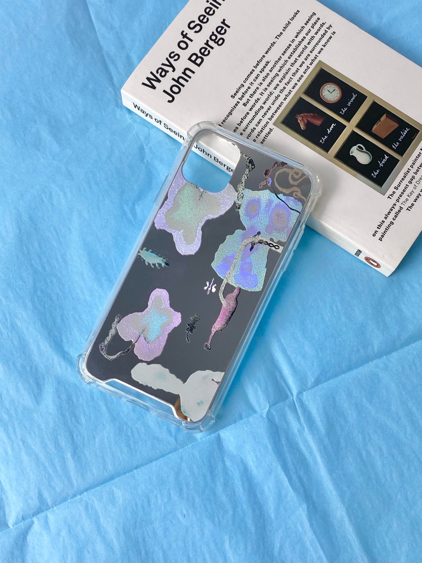 Y2k Psychedelic Butterfly Mirror Phone Case