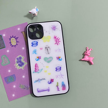 Y2k Butterfly Sun Heart Ghost Phone Case