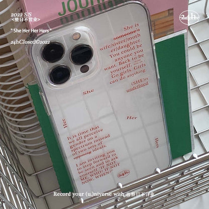 She Is Undefined Phone Case