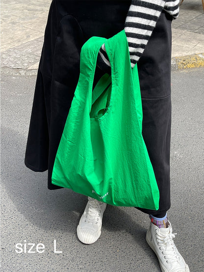 Blue and Green Waterproof Simple Handbag
