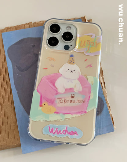 Adopt A Dog Painted Phone Case