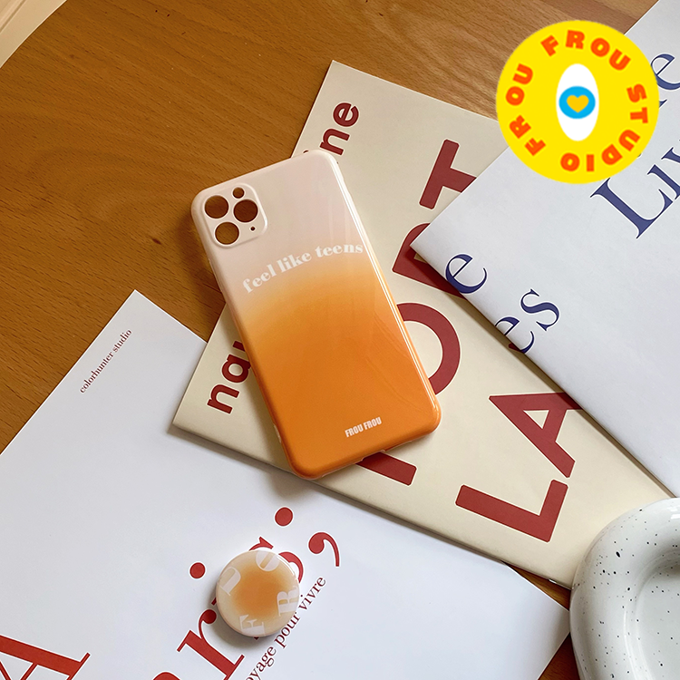 Feel Like Teens Orange Phone Case