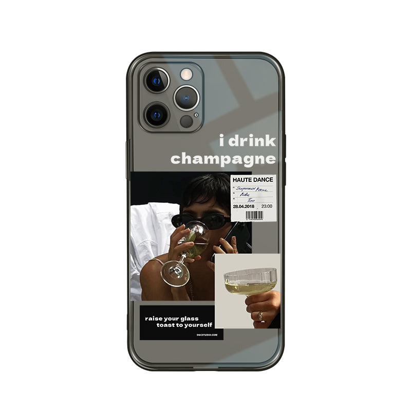 [ Meme Case ] I drink champagne phone case | phone accessories | Three Fleas