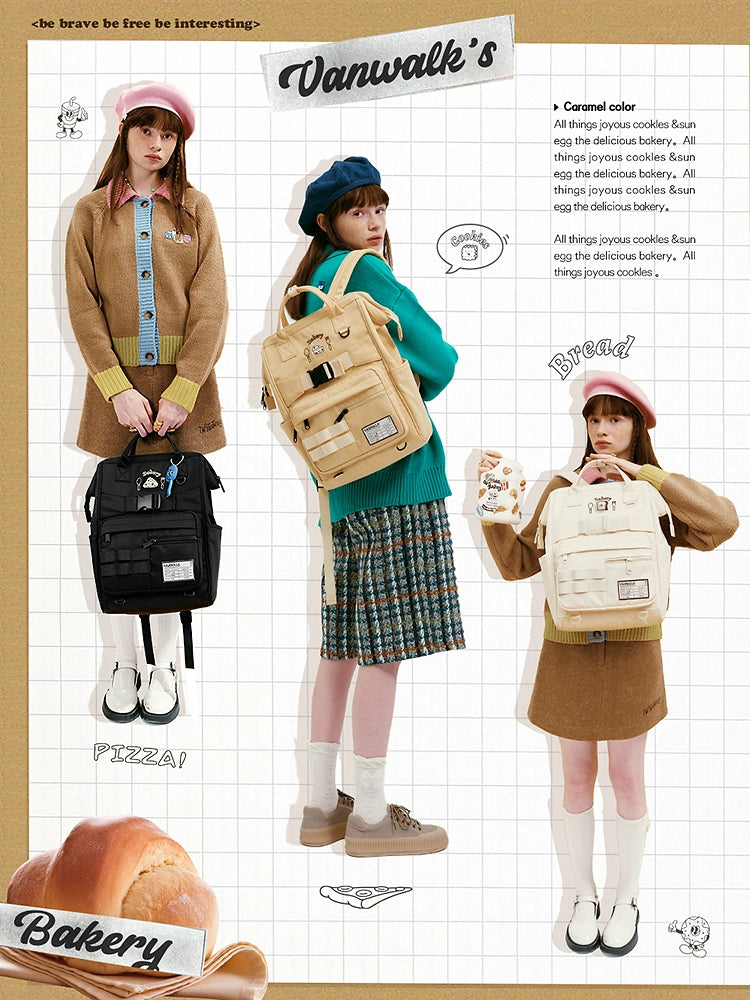 100% Cute Bakery Medium Backpack