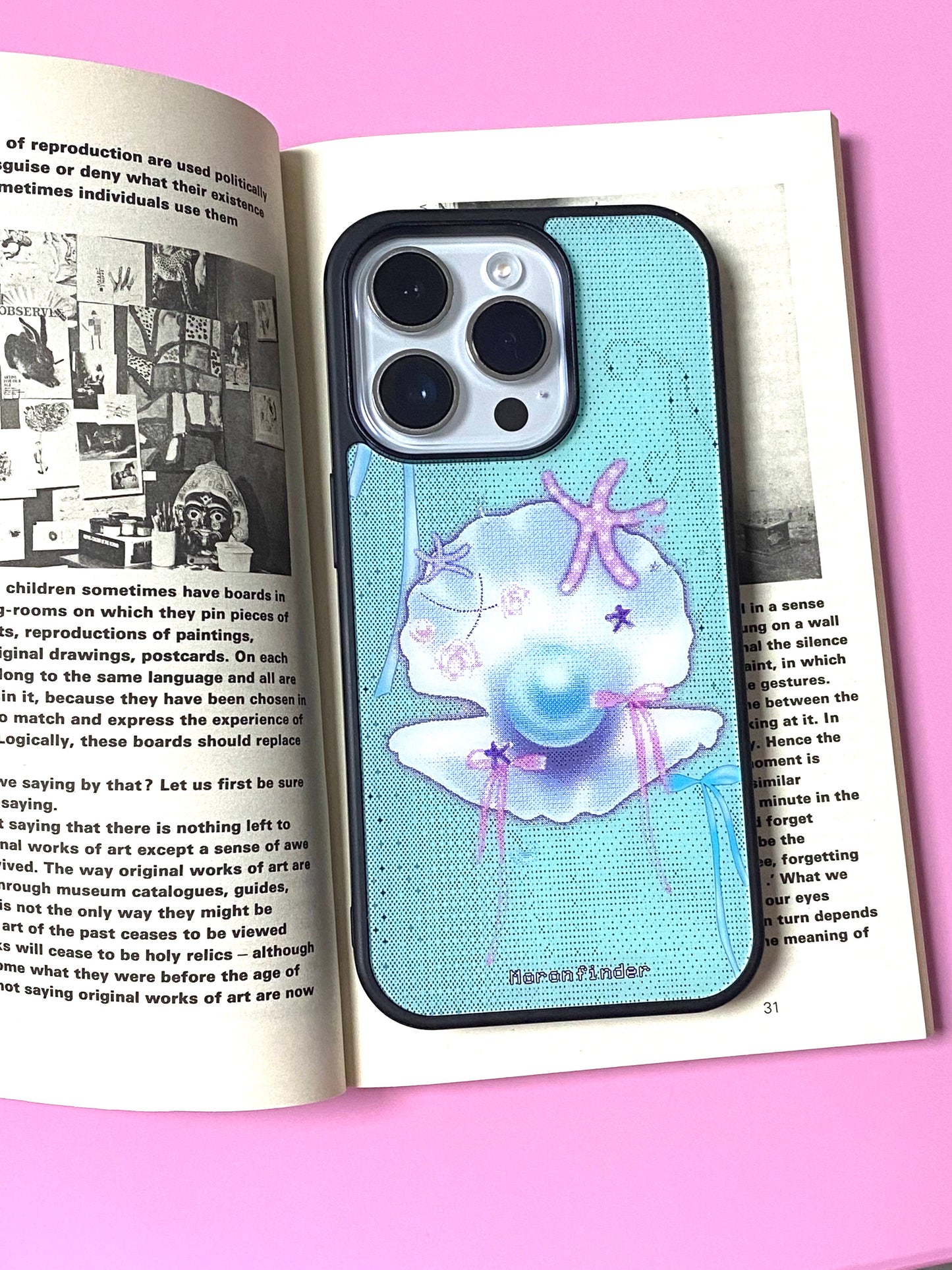 Starfish Pearl Shell Print Phone Case