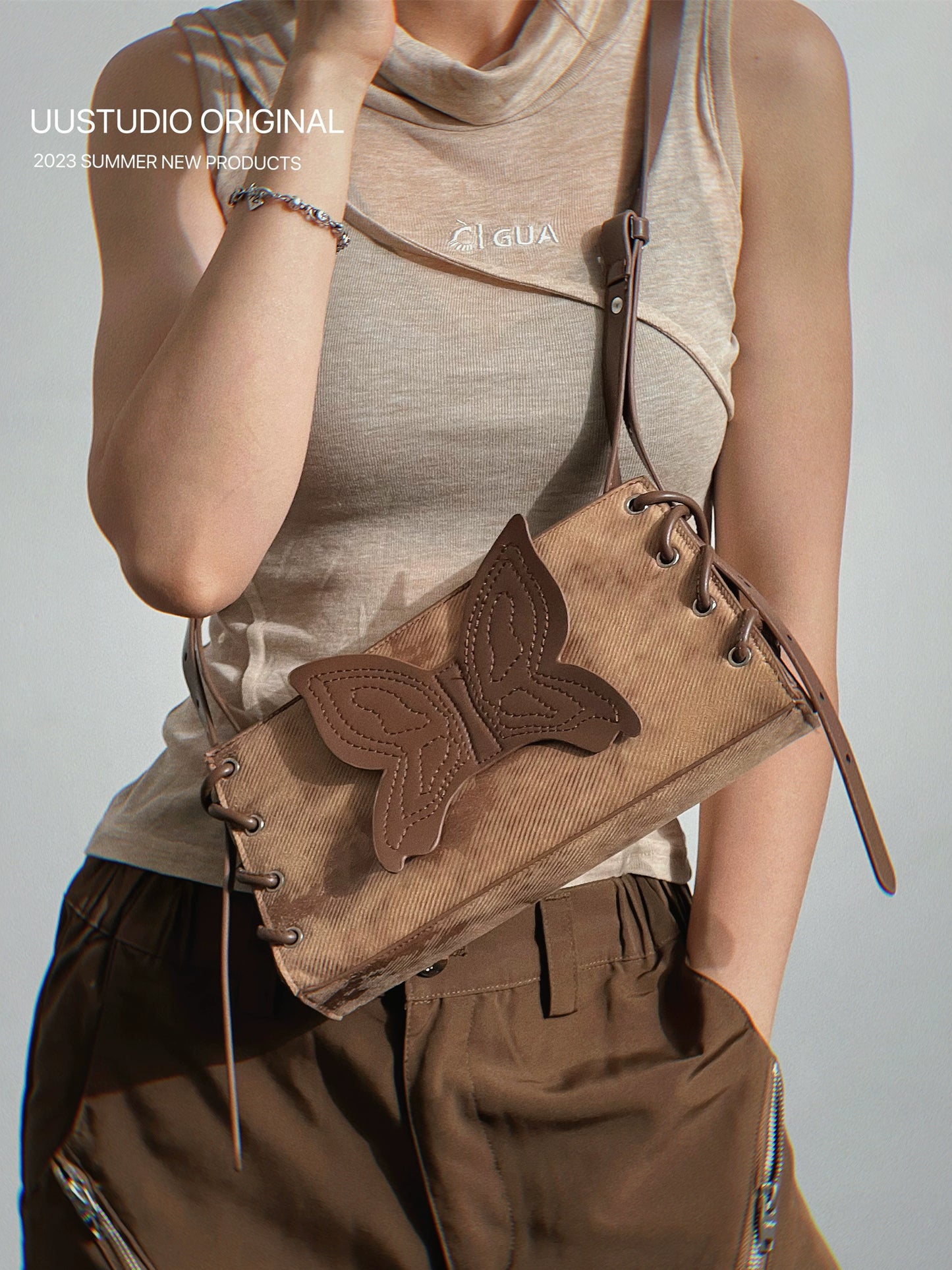 Butterfly Strap Shoulder Bag