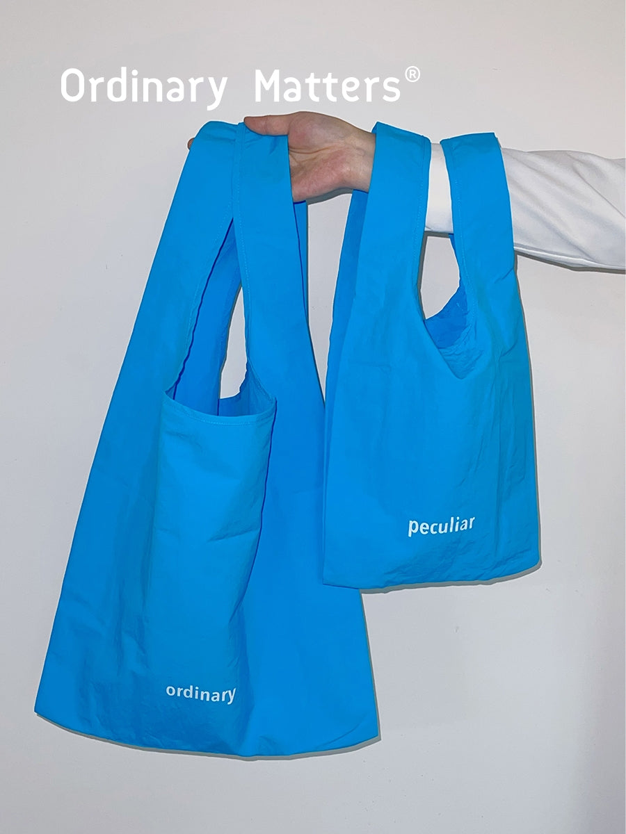 Blue and Green Waterproof Simple Handbag