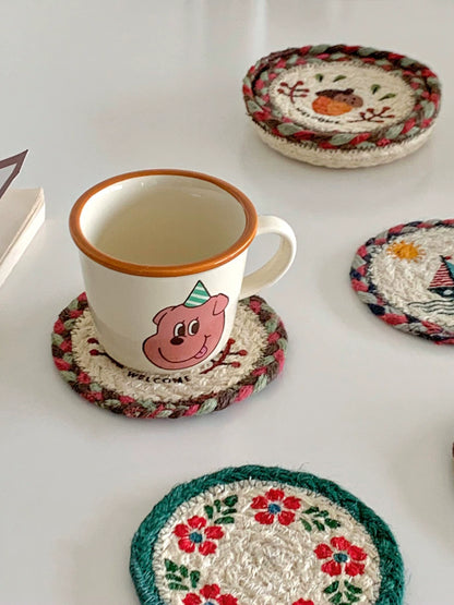 Hand-Woven Coasters